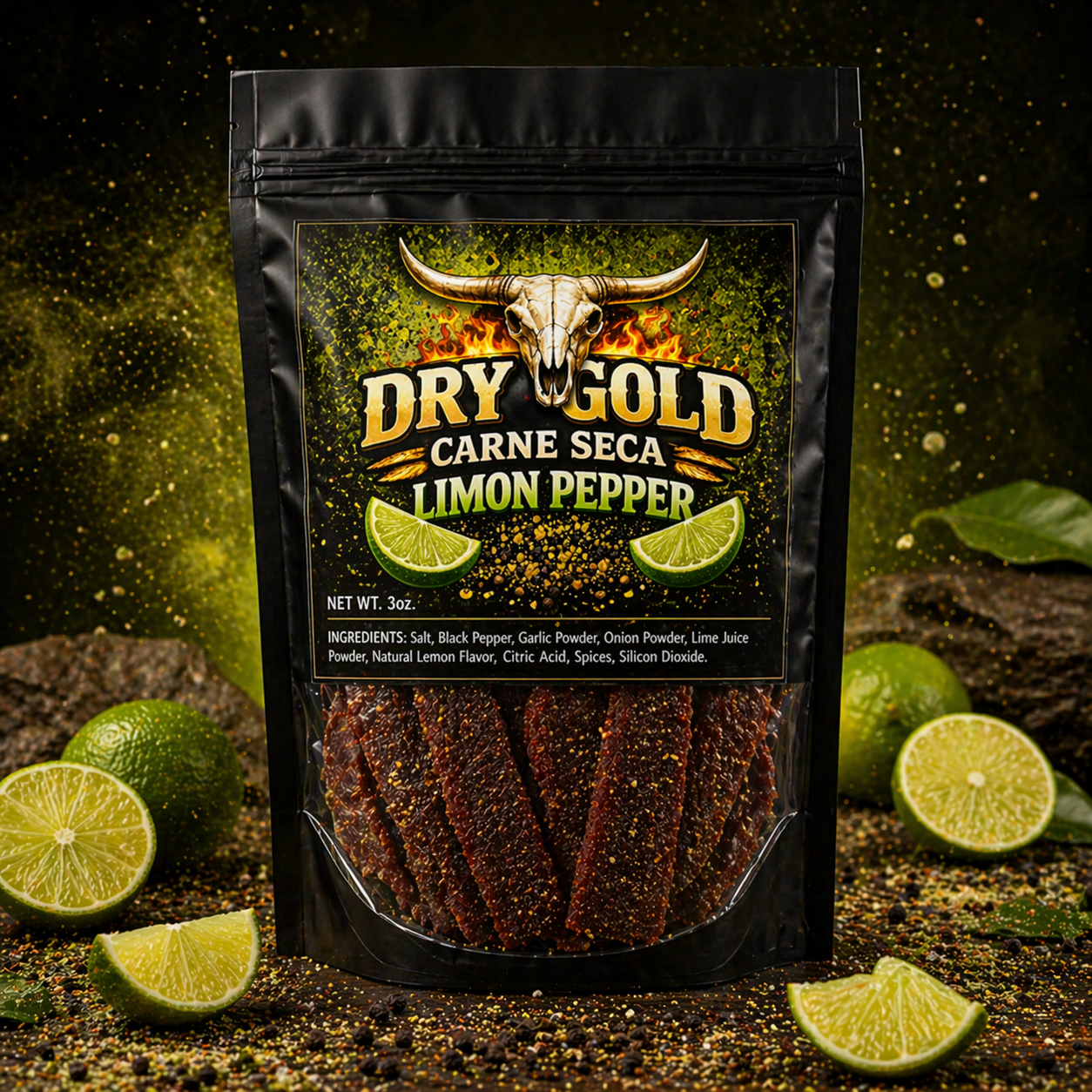 Limon pepper carne seca